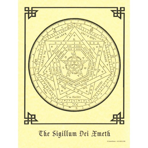 The Sigillum Dei Emeth Pagan Poster
